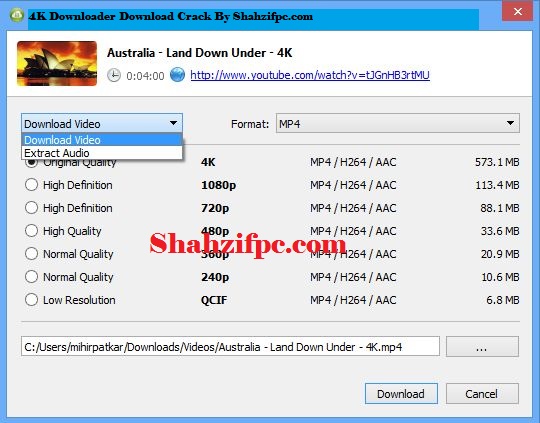 4K Video Downloader Crack