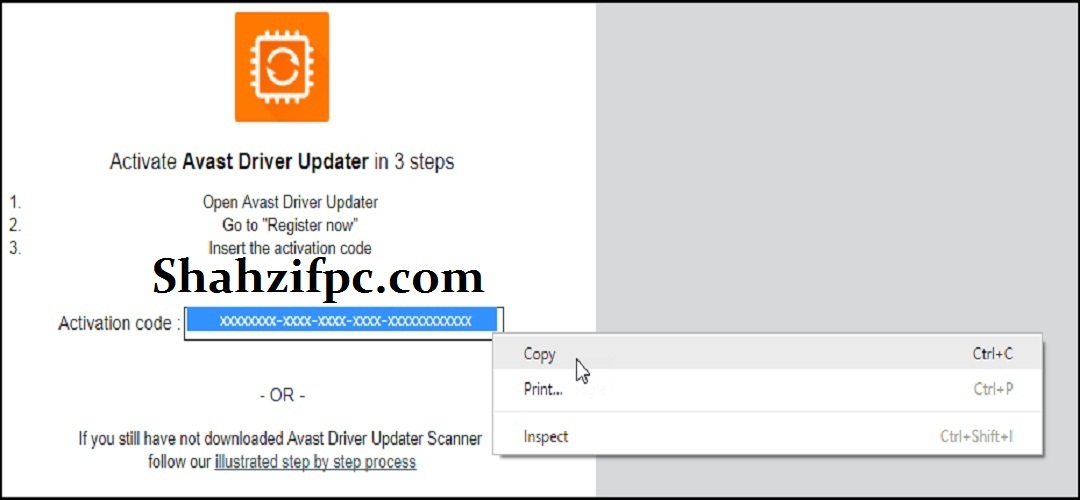 avast driver updater activation key 2.5