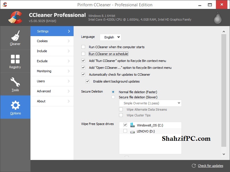 CCleaner Professional 6.13.10517 for mac instal